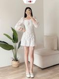  Đầm Xòe Đan Dây Kiểu 