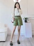  Áo Thun Croptop Tay Dài 