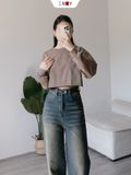  Jeans Ống Suông Mặt Cười 