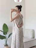  Đầm 2 Dây Bèo Vai 