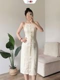  Đầm Bố 2 Dây 