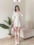  Đầm Xòe Đan Dây Kiểu 