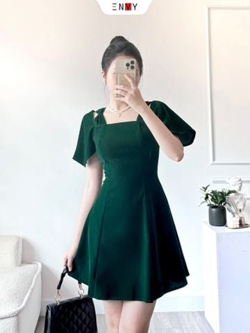  Đầm Xòe Tay Cánh Tiên 