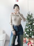  Jeans Túi Kiểu Ống Suông 