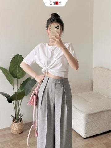  Quần Li Ống Suông 