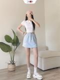  Áo Thun Trơn Croptop 