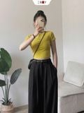  Áo Thun Trơn Croptop 