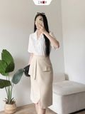  Sơ Mi Cổ Sen Và Vest 