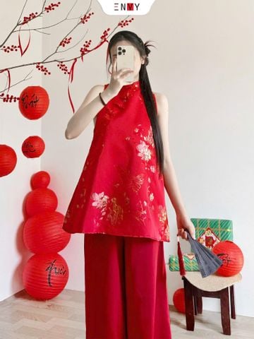  Set Gấm In Hoa Nổi 