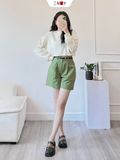  Áo Thun Croptop Tay Dài 