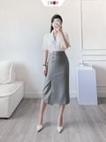  Sơ Mi Cổ Sen Và Vest 