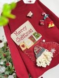  Áo Len Merry Christmas Kèm Đèn 