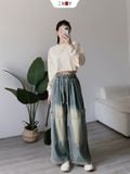 Áo Thun Croptop Tay Dài 