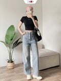  Áo Thun Trơn Croptop 