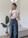  Áo Thun Trơn Croptop 