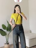  Áo Thun Trơn Croptop 