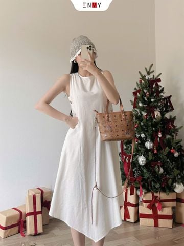  Đầm Sát Nách Cotton 