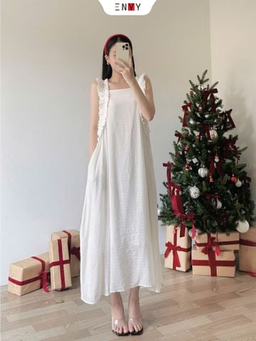  Đầm 2 Dây Bèo Vai 