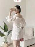  Đầm Xòe Đan Dây Kiểu 