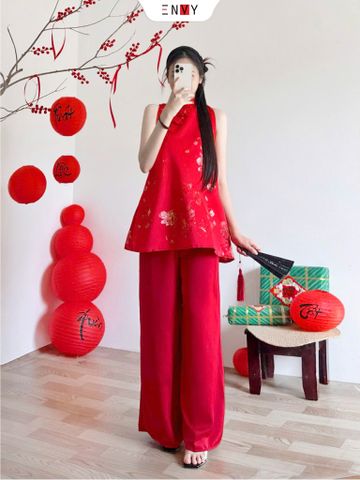  Set Gấm In Hoa Nổi 