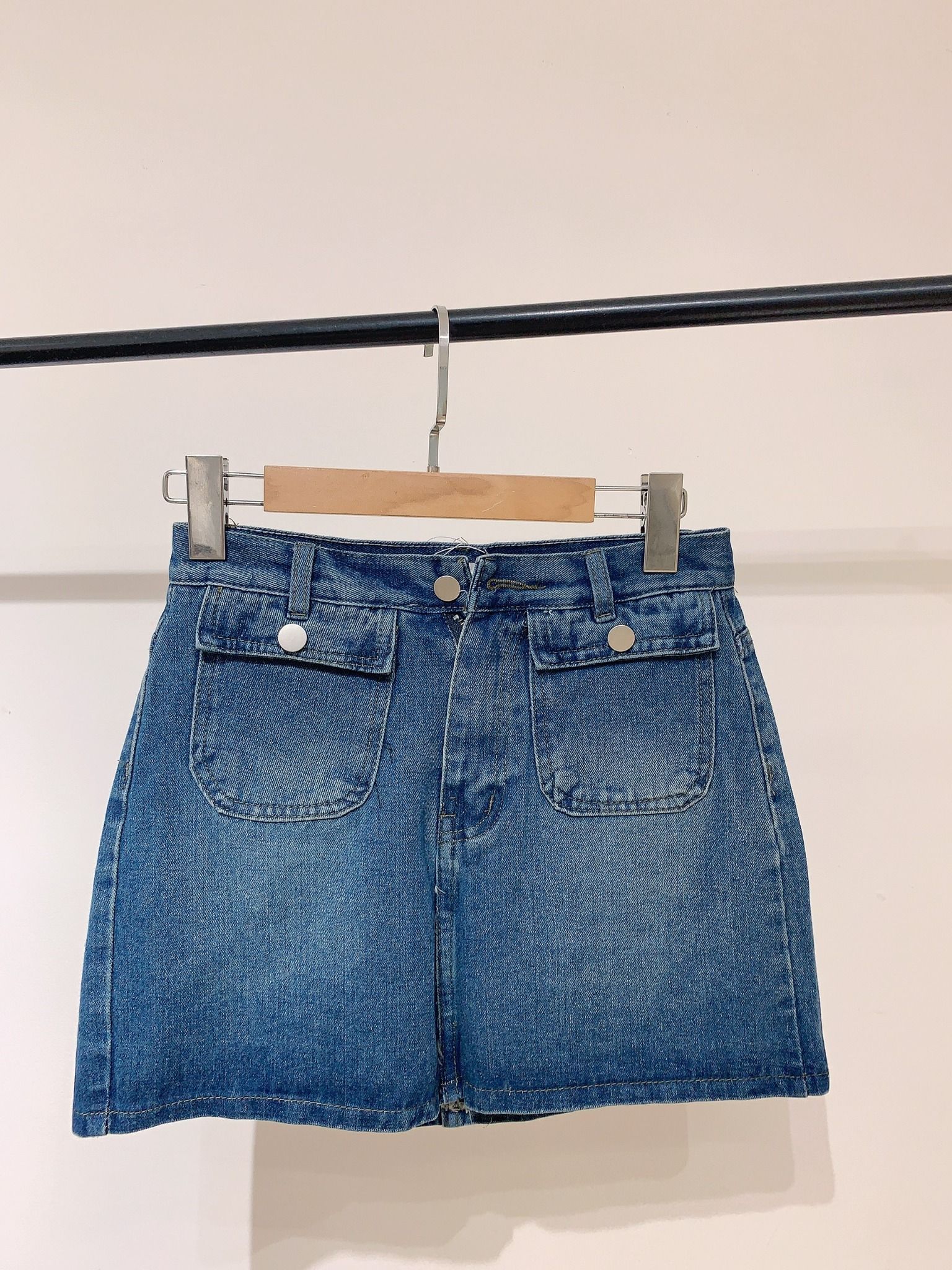 ORDER Chân váy jeans ngắn xòe hai tầng có quần trong  HolCim  Kênh Xây  Dựng Và Nội Thất