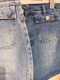  Chân Váy Jeans Ngắn Túi Hộp 