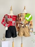  Áo Crotop Họa Tiết 