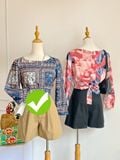  Áo Crotop Họa Tiết 