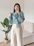  Sơ Mi Nơ Lụa 