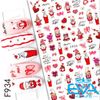 Decal Dán Móng Tay 3D Nail Sticker Love Colecction Hoạ Tiết Về Chủ Đề Tình Yêu F936 / F937 / F938