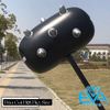 Đồ Chơi Bơm Hơi Búa Gai Tạ Đen Lớn Bơm Hơi Cán Cầm Cứng Size To Kèm Bơm Large Inflatablr Spiked With Pump