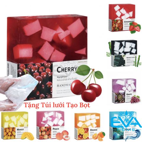  Xà Phòng Bienoane Handmade Soap  Hương Trái Cây Thiên Nhiên Thailand Tặng Kèm Túi Lưới Tạo Bọt Xà Phòng 