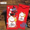 Set 10 Bao Lì Xì Tết Họa Tiết Mèo Thần Tài Kity Và Hoa Tết An Khanh Tài Lộc Phối Nhiều Mẫu Phong Cách Việt Độc Đáo C9196