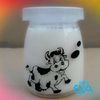 Bộ 6 Hũ Thuỷ Tinh Đựng Sữa Chua In Hình Ngẫu Nhiên  Cute 100 Ml