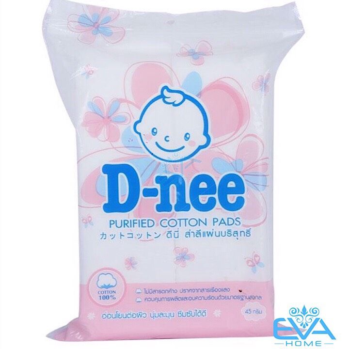 Bông Tẩy Trang Purified Cotton Pads Dnee Thái Lan 45g