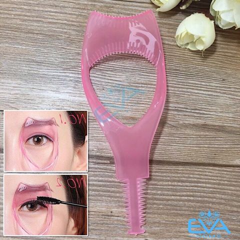  Combo 2 Dụng Cụ Hổ Trợ Chuốt Mascara Chải Mi Không Bị Lem 