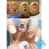 Miếng Dán Móng Tay 3D Nail Sticker Tráng Trí Hoạ Tiết Hoạt Hình Sóc Chip And Dale WG301