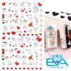 Miếng Dán Móng Tay 3D Nail Sticker Hoạt Hình Icon Bigli Migli love F106