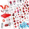 Decal Dán Móng Tay 3D Nail Sticker Love Colecction Hoạ Tiết Trái Tim Tình Yêu Hug Me Love F933 / F934 / F935