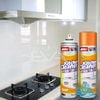 Chai Xịt Tẩy Rửa Đa Năng Nhà Bếp Dạng Bọt Tuyết Kitchen Cleaner Cam 500ml Tặng kèm đôi găng tay và Cước chùi xanh