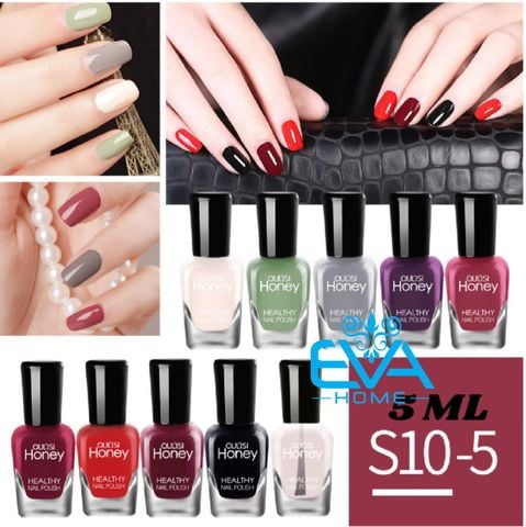  Set 10 Chai Sơn Móng Tay Dạng Lột Oulisi Honey S10-5 / Hộp 10 Màu Sơn Dạng Gel Lột Mini 5ml S10-5 Oulisi 