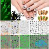 Decal Dán Móng Tay 3D Nail Sticker Chủ Đề Lễ Hội Ma Quỷ Halloween Colecction Hoạ Tiết Dạ Quang Phát Sáng Độc Đáo LY