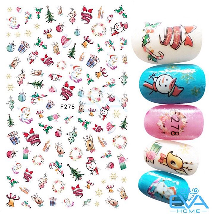 Mua Sticker 50 miếng hình dán Noel  hàng nhập khẩu  Tiki