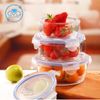 Hộp Thủy Tinh Tròn Đựng Thực phẩm 420 ML Food Storage Glass Contaier