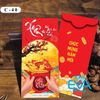 Set 10 Bao Lì Xì Tết 2023 Quý Mão Họa Tiết Cá Chép Và Sen Vàng Vạn Sự Thông Phối Nhiều Mẫu Phong Cách Việt Độc Đáo C3140