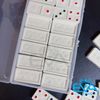 Bộ Trò Chơi Cờ Domino Nhựa Ngà Giải Trí Kèm Hộp Đựng Tiện Lợi