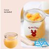 Set 24 Hũ Thuỷ Tinh Có In Hình Hoạ Tiết  Đựng Sữa Chua - Bánh Pudding - Bánh Cupcake Kèm Nắp Đậy 100Ml SP4826