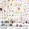 Decal Dán Móng Tay 3D Nail Sticker Tráng Trí Hoạ Tiết Chú Gấu Cute Bear CA043 - CA045