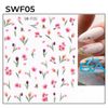 Sticker Dán Móng Tay 3D Chống Nước Chủ Đề Hoa flower Collection Hoạ Tiết Hoa Tulip Màu WF01 / WF02 / WF04 / WF05 / WF06