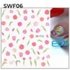 Sticker Dán Móng Tay 3D Chống Nước Chủ Đề Hoa flower Collection Hoạ Tiết Hoa Tulip Màu WF01 / WF02 / WF04 / WF05 / WF06